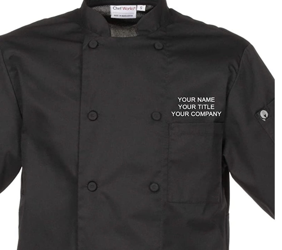 Embroidery - Chef Coat